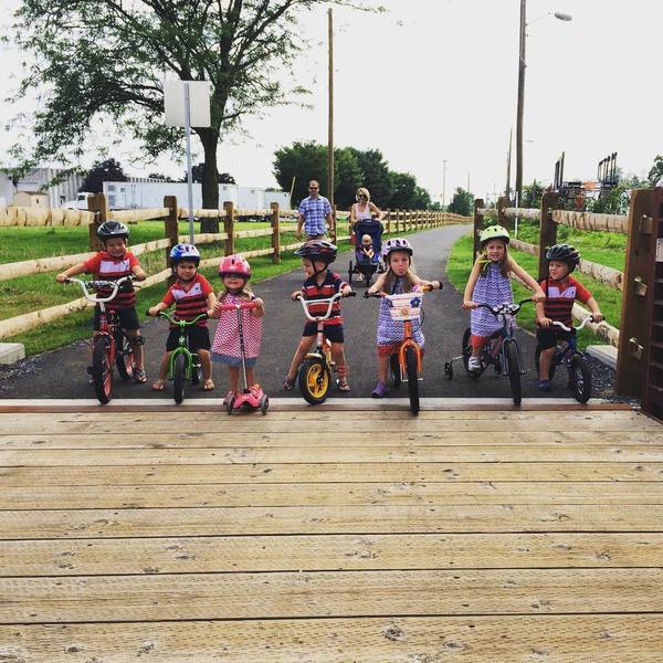 Family bike ride on the Bluestone Trail!