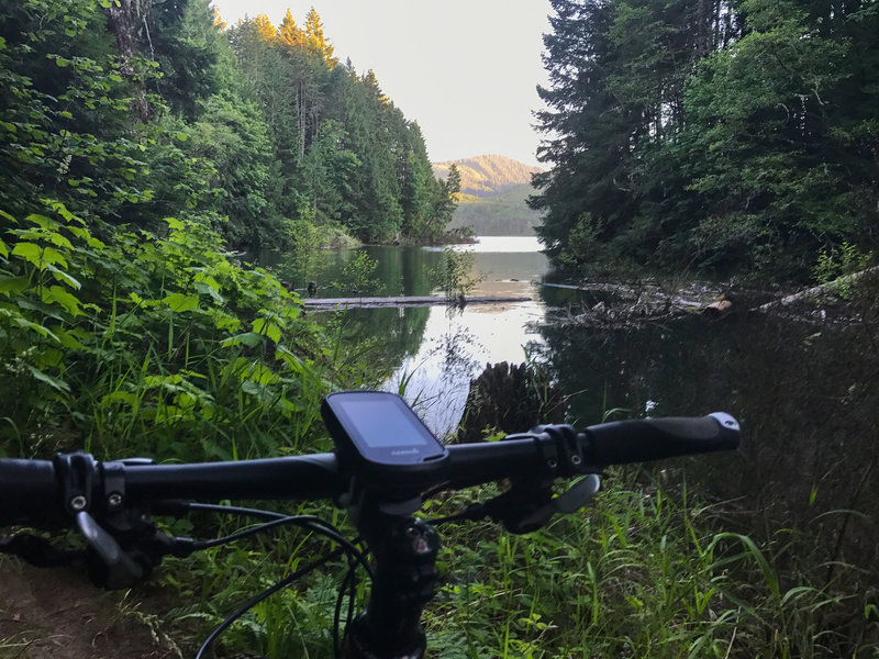 The trail provides some unique views as it explores a number of inlets along the way.