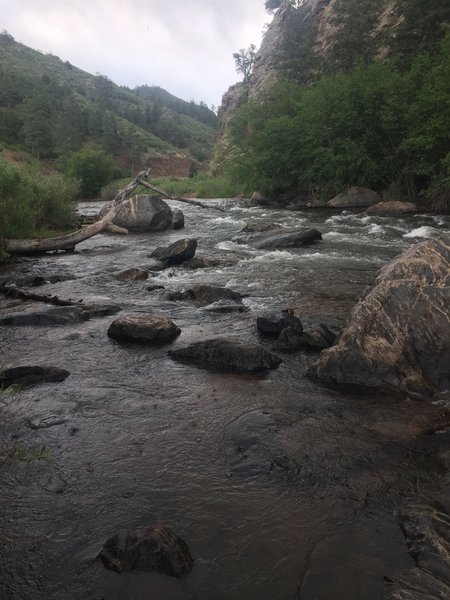 South Platte River at the end of CT Segment #1, start of #2.