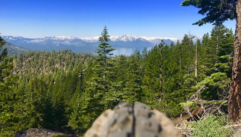 View from near the high point of the trail/ride.