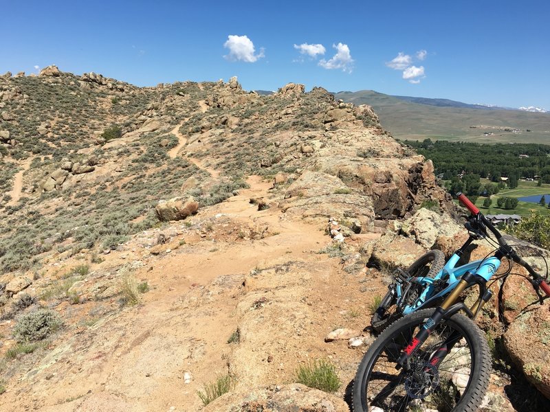 The Ridge trail at Hartman Rocks.