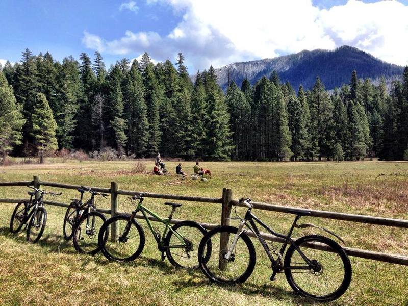 This meadow near Sacandaga Campground makes a great spot to take a break. Photo Credit: Shawn Litson.