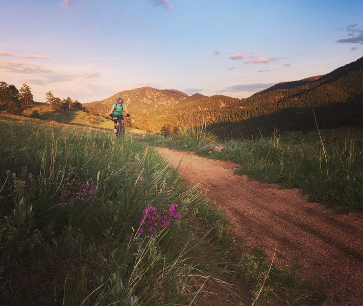 Sunset at Walker Ranch.