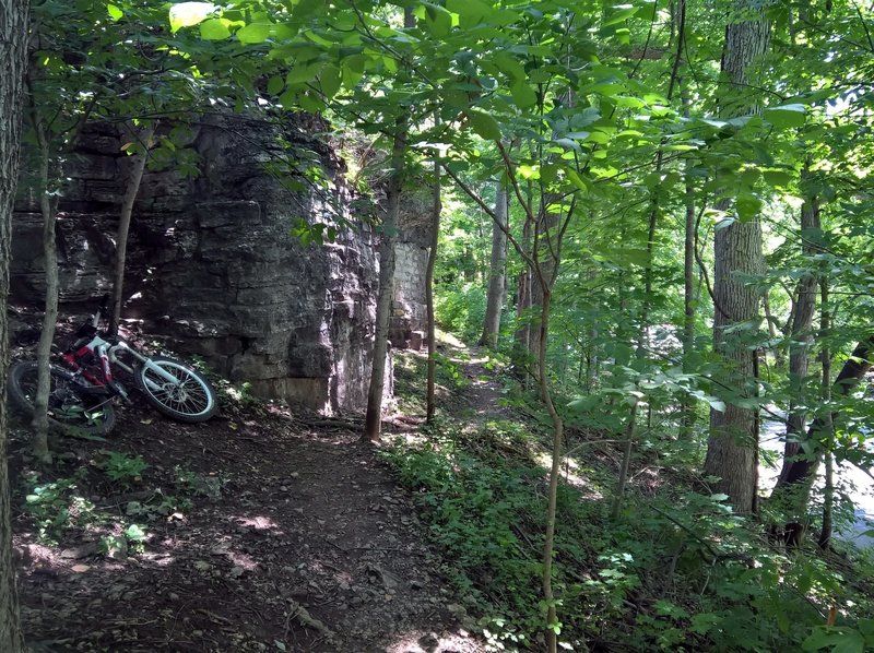 Nice challenging section of the Cherokee and Seneca Park ride.