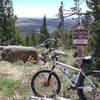 Ready to drop in at the top of the Wild Horse Point Loop.