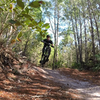 Finding some air  on the Yellow West trail at Turkey Creek.