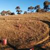 Looking up some of the sweeping berms on Ryanocoaster.