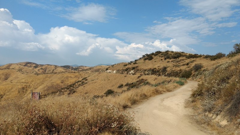 Crafton Hills Ridge Trail near top of Thunderbird Trail