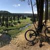 At the bottom of the bluff overlooking Latah Creek