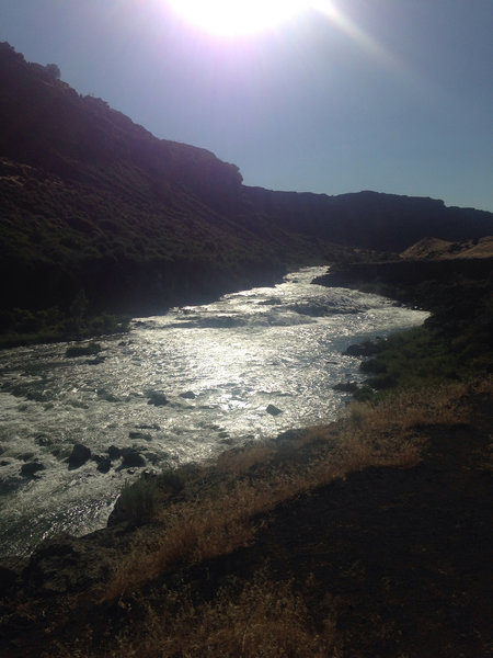 Auger falls of the Snake river.