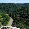 Big South Fork River from the overlook along Grand Gap Loop.