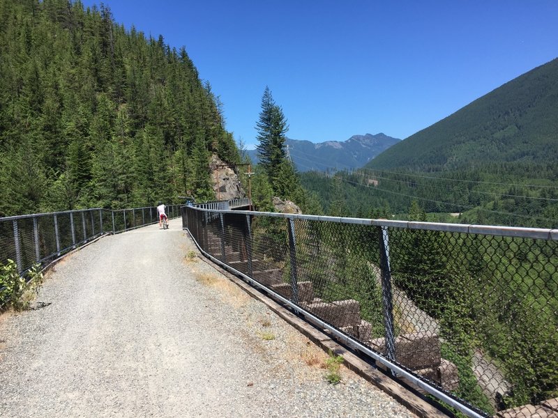 Another big trestle adds to the excitement!