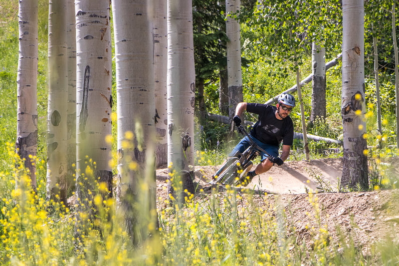 Hitting the sweet, sweet berms on Radio Flyer!