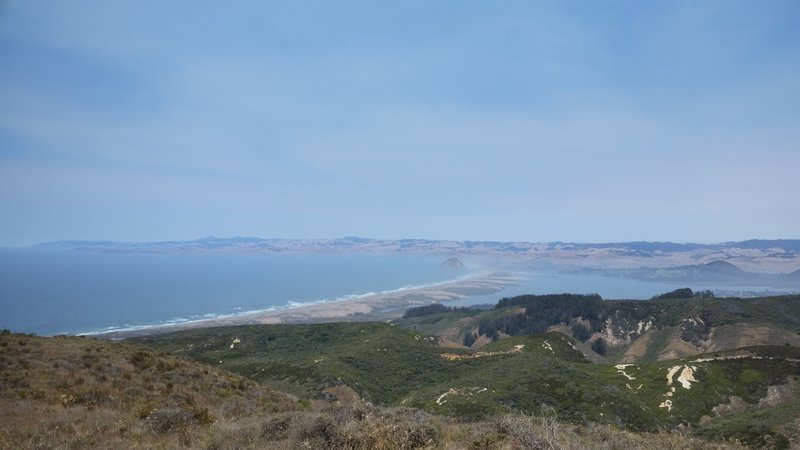 Moro Bay as seen from the top of Hazard Peak