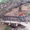 One of the few bridge crossing in Johnson Ranch