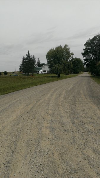 Dirt connector road - look around - really pretty countryside!