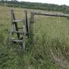 End of one field, start of another - these fence climbs will now become common. Get good at carrying your bike!