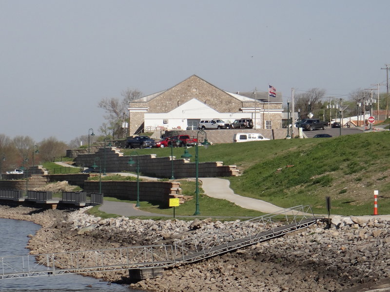 Steamboat Landing and the Community Building at Drake Harbor