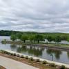 Osage Trail overlooking Drake Harbor and Steamboat Landing