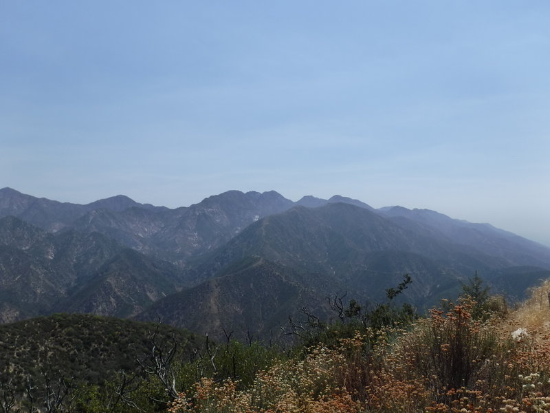 View to the east during the climb.