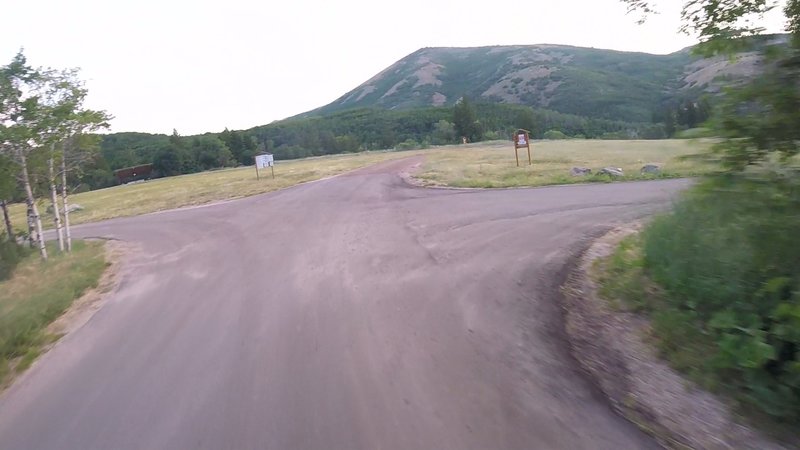 Stay straight on North Fork Park road through the campground.