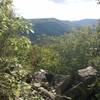 One of the few vistas along the ridge part of the loop.