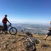 Overlooking North Ogden City from up top.