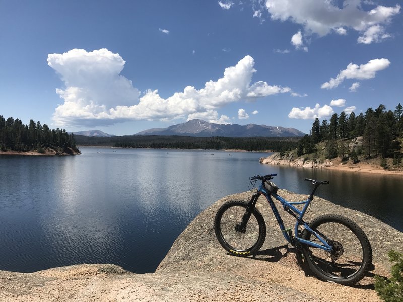 Amazing views of Pikes Peak dominate this epic ride!