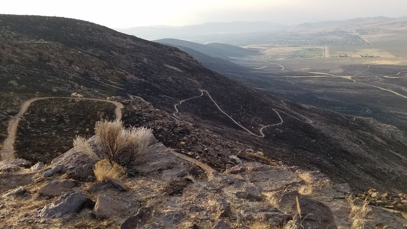 July 2017 wildfire aftermath.