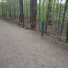 Intersection of Lake Accotink Trail and Lake Accotink Access Trail.