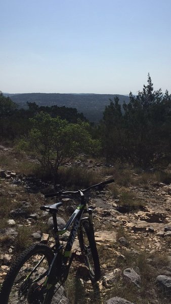 The kind of rocky paths and beautiful views throughout the trail