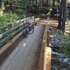 The bridge over Cold Creek.