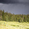 Afternoon thunderstorms are a way of life in Crested Butte in the summer.