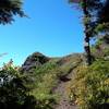 Short plunge on the Mt. Muller hogback.