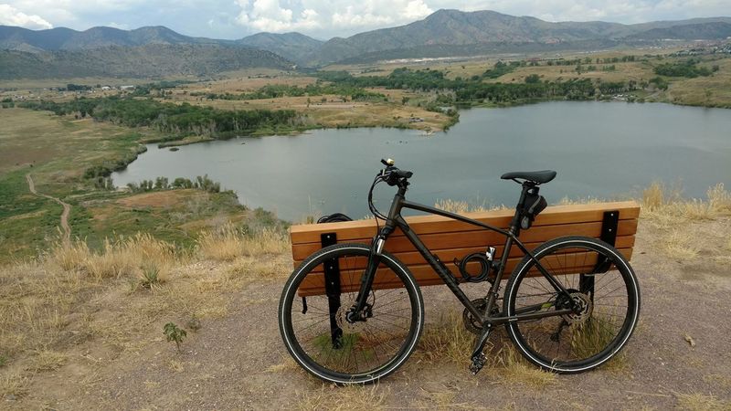 Overlooking Bear Creek Lake on Mt. Carbon Loop.