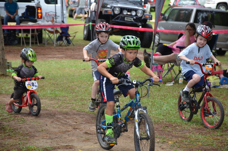 There are always races for the kids at the Yearly Dust N Bones race.