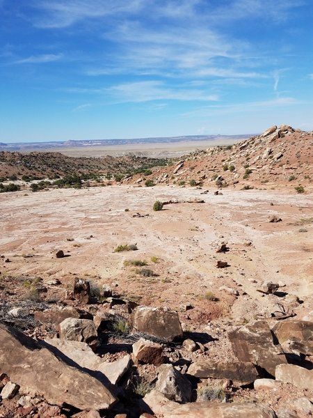 The view while climbing Mega Steps.