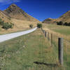 Looking up Moke Lake Road.