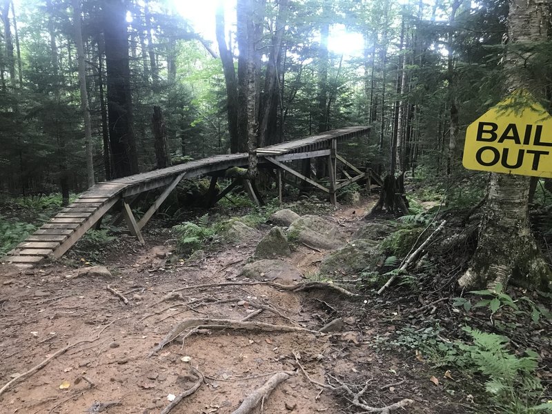 The fun and challenging teeter-totter with a ride-around to the right.