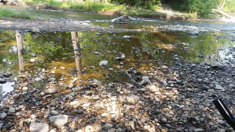 Menomonee River alongside trail