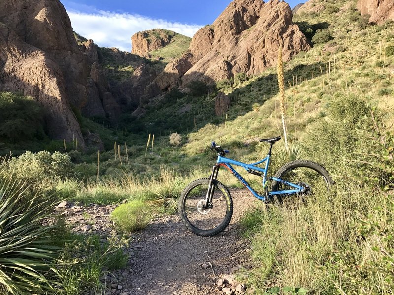 At the entrance of Soledad Canyon proper.