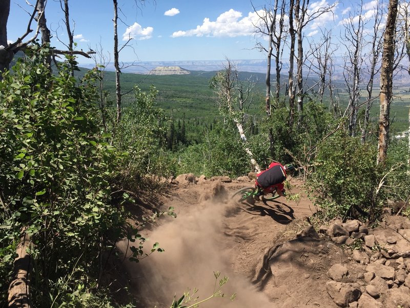 Ripping Blue Ribbon with Great Views of the Colorado Plateau.