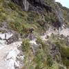 Skirting under the bluffs of Rocky Tor.