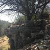 The south trail is just exposed rocks and cactus, not recommended for a summer afternoon