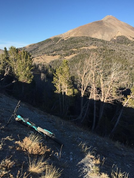 The west side of Lone Peak