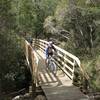 Relief for your brake fingers as the descent mellows and you cross the South Maitai Bridge