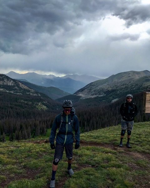 Top of Fooses - Storm's move in fast here. Some of the best views in the state.