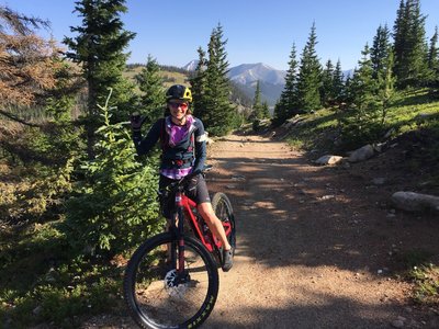 Moment to pause - bit of a lung buster at over 11,000 feet out of the gates.