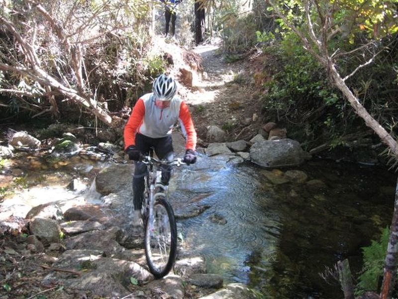 Another challenging creek crossing.