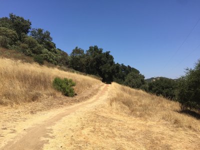 Beginning of the Mayfair Ranch Trail.